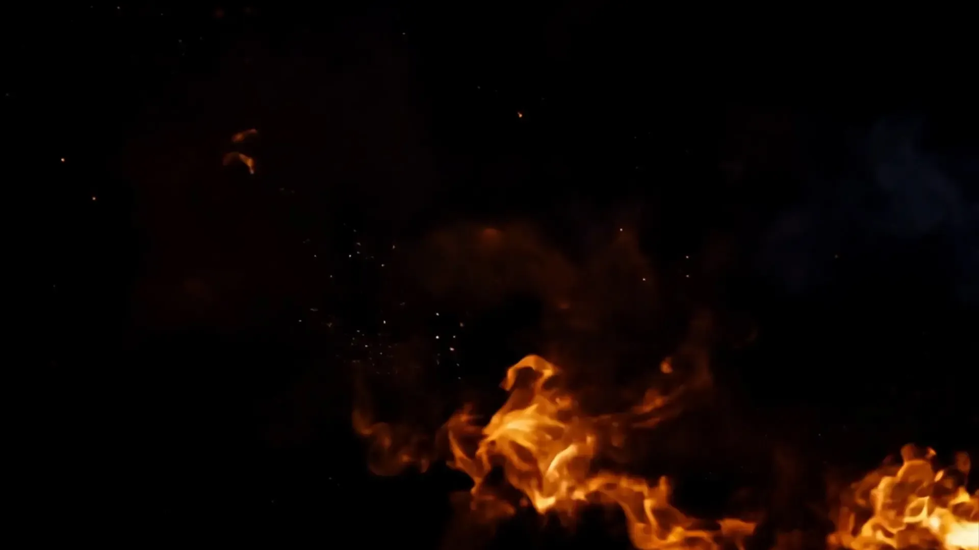 Galactic Firestorm Overlay for Motion Graphics